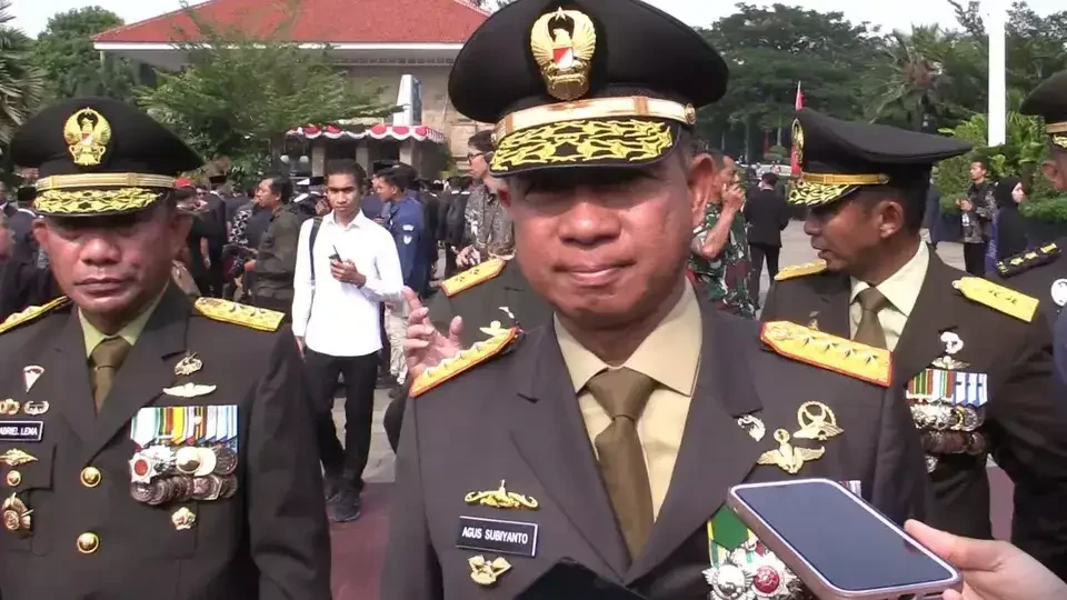 Panglima TNI Jenderal TNI Agus Subiyanto melakukan mutasi, rotasi, dan promosi kepada 300 perwira tinggi (pati). (Foto: Ant)