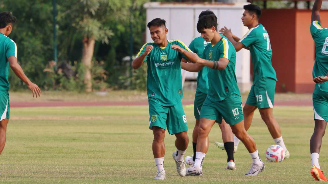 Pemain Persebaya, Toni Firmansyah. (Foto: Fariz Yarbo/Ngopibareng.id)