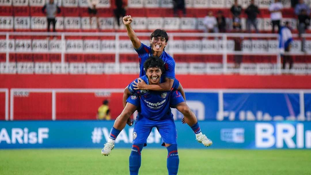 Jayus Hariono dan Bayu Aji masuk starter Arema FC lawan Persis Solo (Foto: Arema FC)