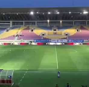 Stadion Manahan di Jalan Adi Sucipto Kota Solo berlangsungnya pertandingan antara Timnas Indonesia vs Laos pada Kamis 12 Desember 2024. (Foto: Istimewa)