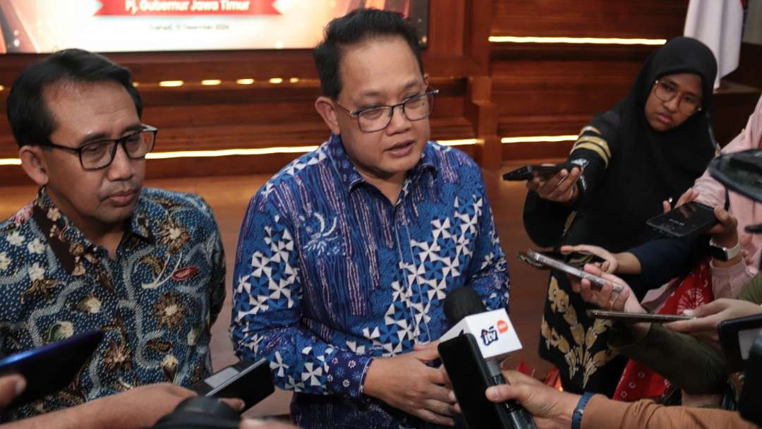 Pj Gubernur Jatim, Adhy Karyono. (Foto: Fariz Yarbo/Ngopibareng.id)