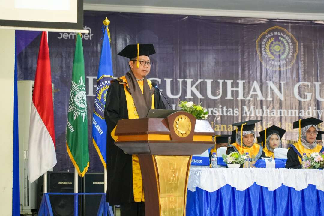 Pakar Sumber Daya Air Universitas Muhammadiyah (Unmuh) Jember Prof. Nanang Saiful Rizal (Foto: Dok Humas Unmuh Jember)