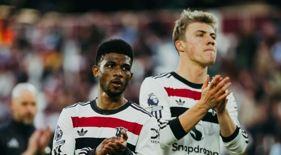 Rasmus Hojlund dan Amad Diallo telah melupakan pertikaiannya usai laga lawan Victoria Plzen di Liga Europa tengah pekan lalu. (Foto: Instagram/@rasmus.hoejlundd)