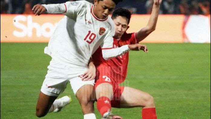 Babak pertama laga Timnas Indonesia melawan Vietnam ASEAN Cup 2024 di Stadion Viet Tri, Minggu, 15 Desember 2024 berakhir imbang. (Foto: PSSI)