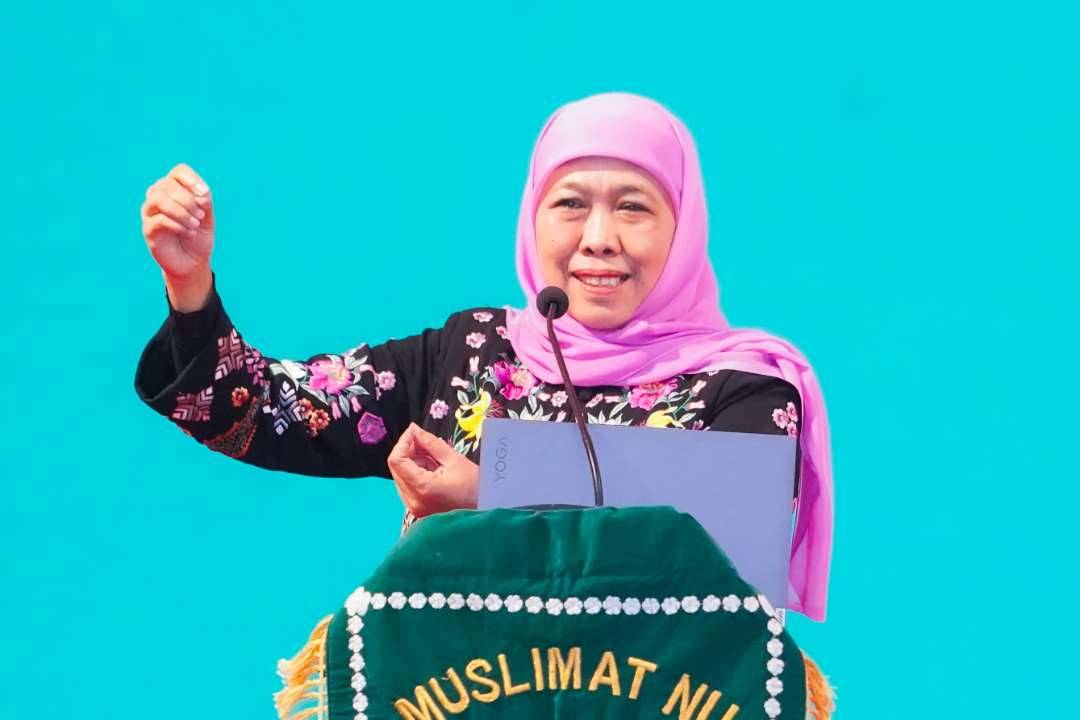 Ketua Umum PP Muslimat NU Khofifah Indar Parawansa gelar bedah buku Hadratussyaikh KH M Hasyim Asy’ari bersama Muslimat NU se-Sumatera. (Foto: Istimewa)