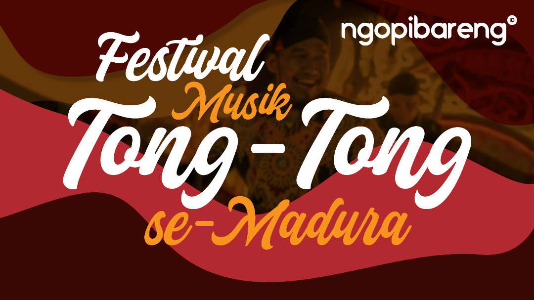 Pagelaran atau Festival Musik Tong-Tong se-Madura. (Ilustrasi: Chandra Tri Antomo/Ngopibareng.id)