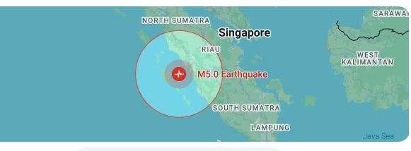 Gempa pariaman, Senin 16 Desember 2024 siang. (Foto: Tangkapan layar)