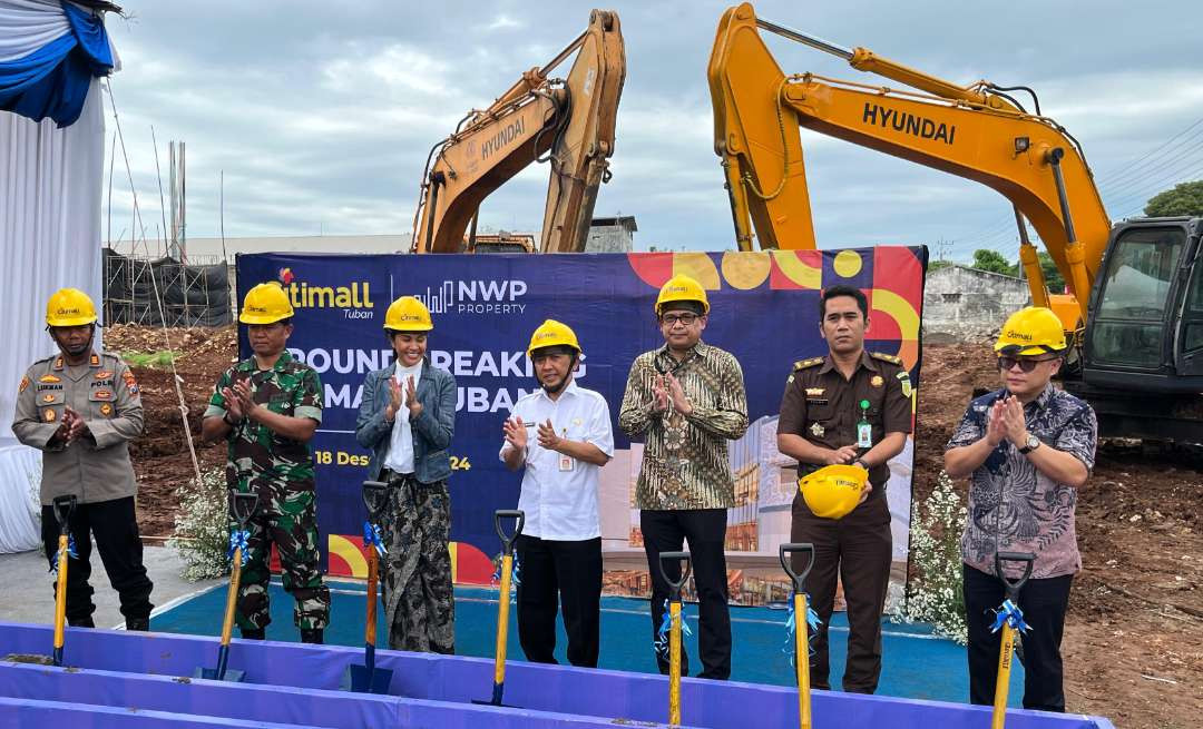 Pelaksanaan Groundbreaking pembangunan Citimall Tuban (Foto: Istimewa)