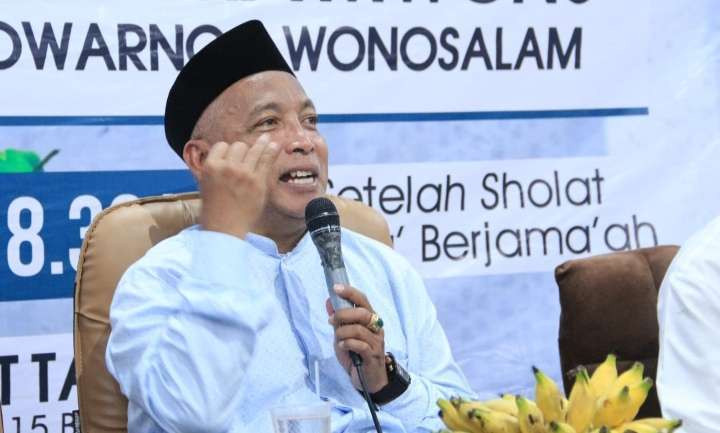 Ketua  PCNU Jombang  K.H. Fahmi Amrullah Hadzik, kritik wacana MLB harus  beradab  dalam berorganisasi (Foto; istimewa)