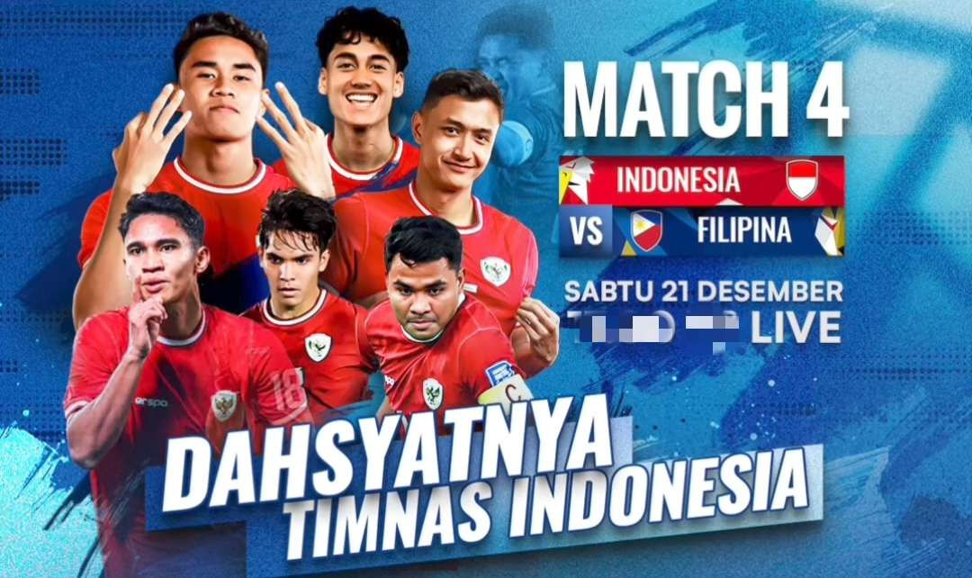 Laga Timnas Indonesia vs Filipina tayang di RCTI, Sabtu 21 Desember 2024 pukul 20.00 WIB. (Foto: Instagram RCTI Sport)