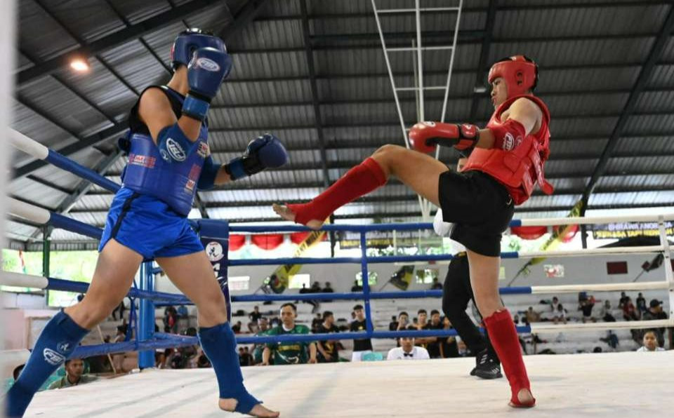 Banyak bibit atlet potensial di Kejurprov Muaythai Jatim 2024 yang berlangsung 20-22 Desember 2024. (Foto: Pengprov MI Jatim)