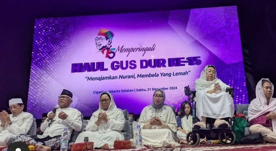 Haul ke-15 Gus Dur di Ciganjur Jakarta Selatan pada Sabtu, 21 Desember 2024.  (Foto: dok/ngopibareng.id) 