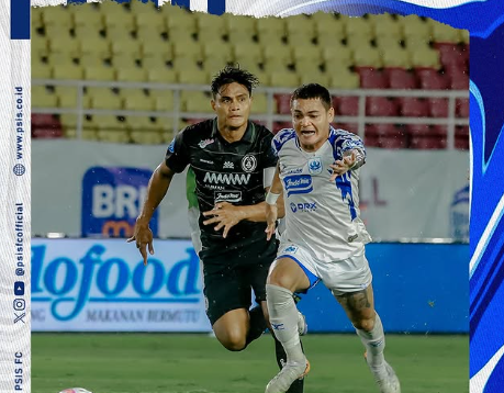 PSIS Semarang saat menghadapi PSS Sleman di Stadion Manahan Solo, beberapa waktu lalu. (Foto: Instagram psis)