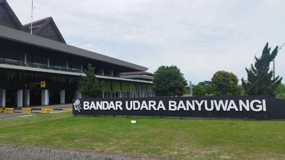 Bandara Banyuwangi (foto : Muh Hujaini/Ngopibareng.id)