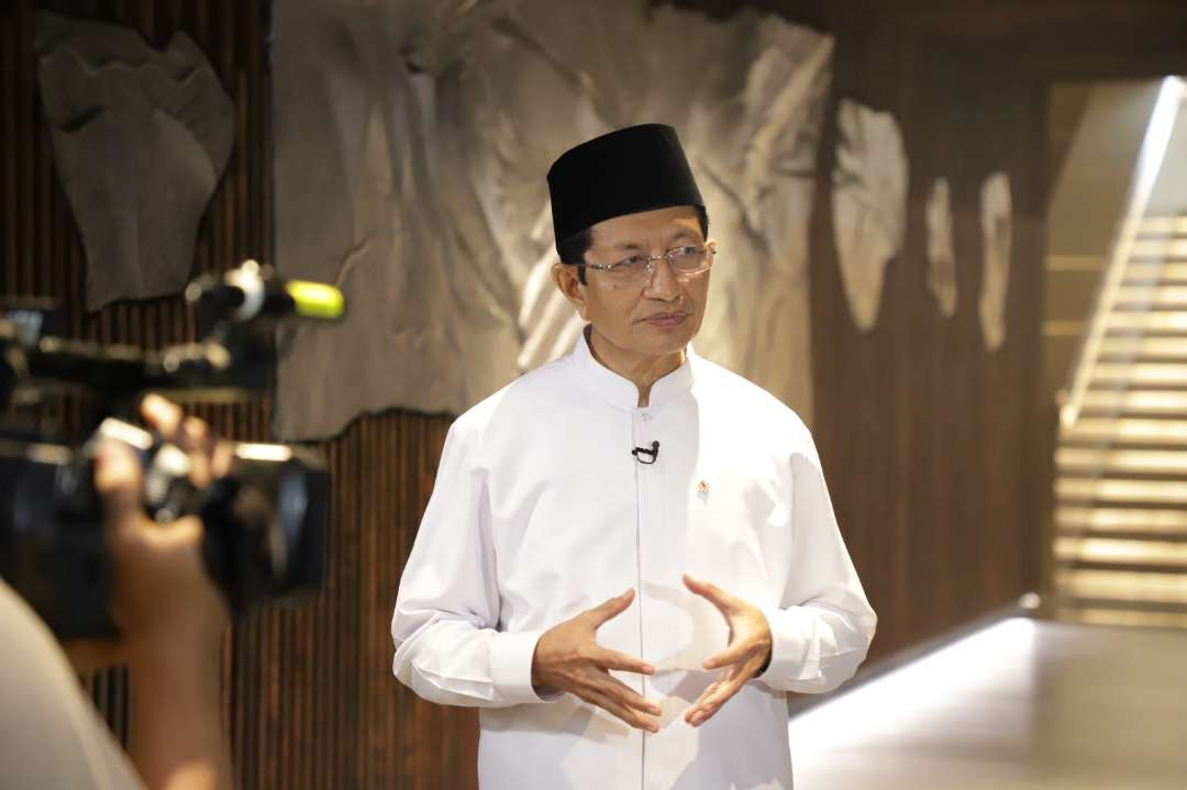 Menteri Agama Nasaruddin Umar mengucapkan Selamat Merayakan Natal 2024 kepada umat Kristiani. (Foto: Dok Kemenag)