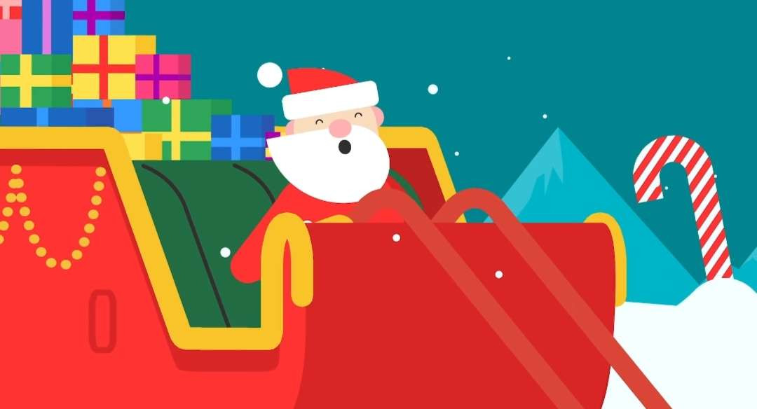 Santa Claus siap mengantar Anda berkeliling di Santa Tracker. (Foto: Tangkapan layar Google)