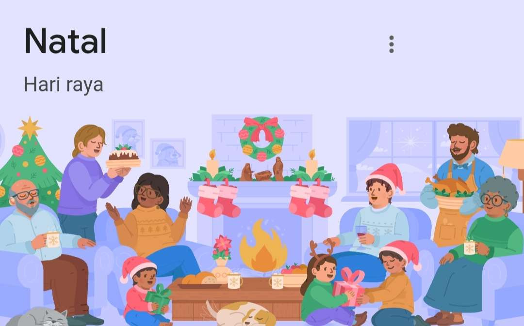 Google merayakan Natal, Rabu 25 Desember 2024. (Foto: Tangkapan layar Google)