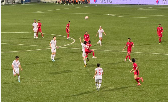 Singapura menahan imbang tim tamu Vietnam dalam pertemuan pertama semifinal Piala AFF, Kamis 26 Desember 2024, sepanjang babak pertama. (Foto:X)