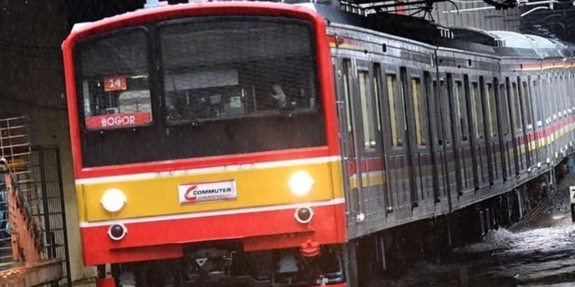 KRL gangguan di Stasiun Lenteng Agung imbasnya arah Bogor. (Foto: X)