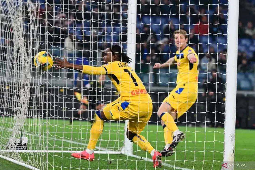 Atalanta menggeser Inter Milan dari puncak klasemen setelah imbang 1-1 melawan Lazio dalam pertandingan Liga Italia di Stadion Olimpico, Roma. (Foto: Ant)