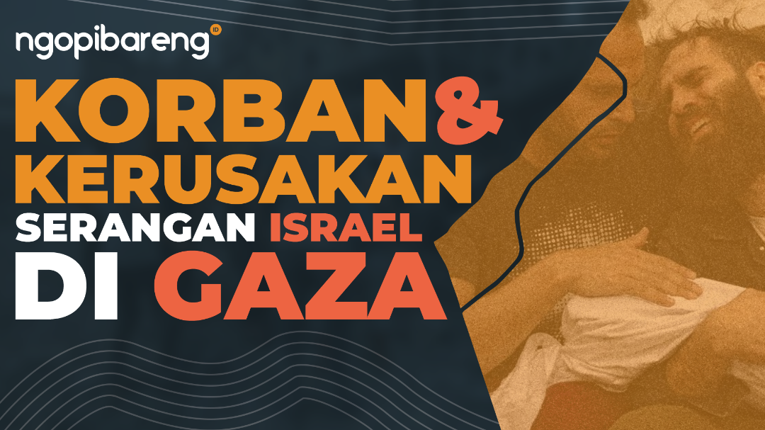 Serangan Israel di Gaza, Palestina belum juga berhenti sejak 7 Oktober 2023 hingga tahun baru, 2025. Sedikitnya 17 ribu anak-anak tewas. (Ilustrasi: Chandra Triantomo/Ngopibareng.id)