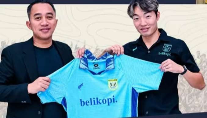 Kim Do-Hyun resmi direkrut Persela Lamongan (Foto: instagram @perselafc)