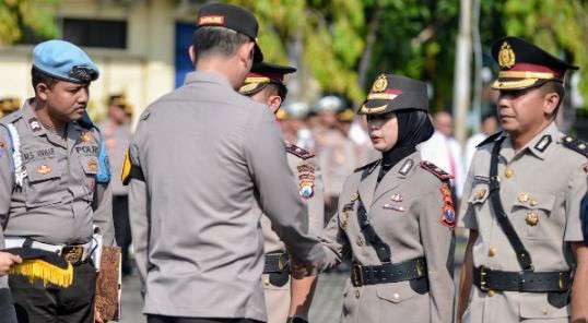 Kompol Indah Citra Fitriani, Wakapolres Situbondo baru menggantikan Kompol I Made  Prawira Wibawa digeser sebagai Wakapolres Lamongan. (Foto: Guido/Ngopibareng.id)