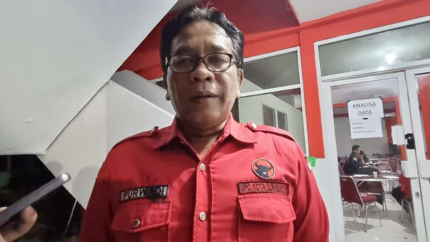 Wakil Ketua DPC PDI Perjuangan Kota Surabaya Bidang Organisasi, E Purwadi. (Foto: Julianus Palermo/Ngopibareng.id)