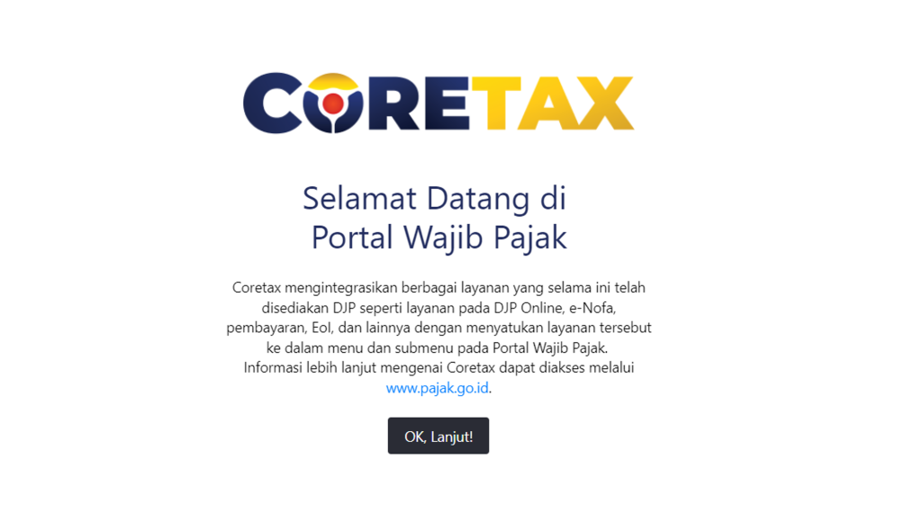 Simulator Coretax.