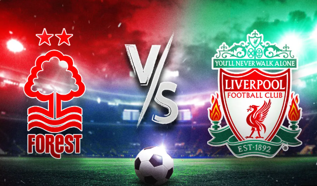 Nottingham Forest vs Liverpool. (Foto: X/@lfcmatchuktv)