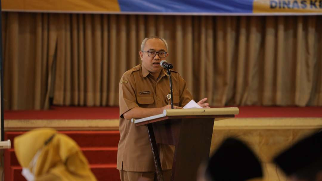 Pemerintah Kota Kediri berupaya eliminasi kanker leher rahim (kanker serviks). Salah satu caranya, Dinas Kesehatan Kota Kediri menggelar Sosialisasi Pelaksanaan Perluasan Imunisasi Human Papiloma Virus. (Foto: Istimewa)