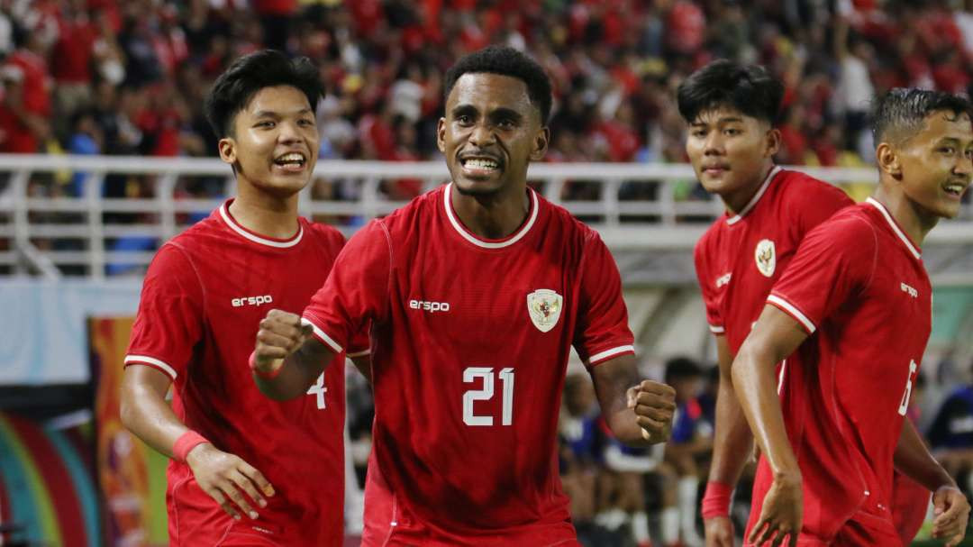 Pemain Timnas U-20, Iqbal Gwijangge masih jadi andalan di lini pertahanan. (Foto: Fariz Yarbo/Ngopibareng.id)