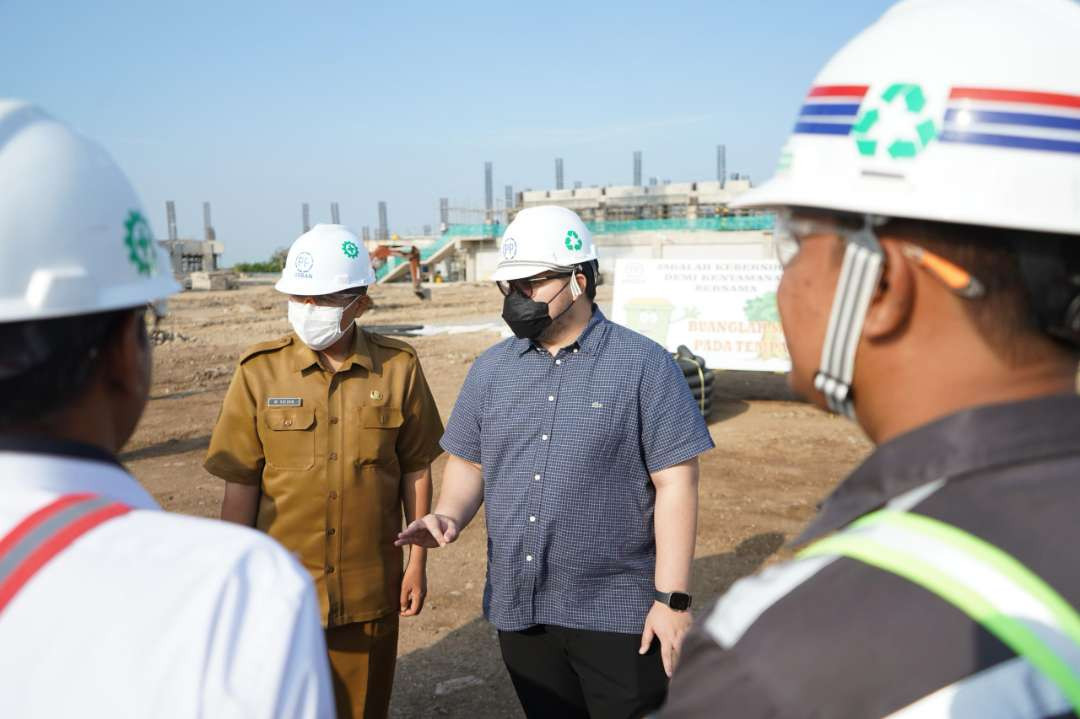 Bupati Kediri Hanindhito Himawan Pramana menegaskan pembangunan Stadion Gelora Daha Jayati (GDJ) yang semula akan dilanjutkan Kementerian Pekerjaan Umum, kini kembali dikerjakan oleh Pemerintah Kabupaten Kediri (istimewa)