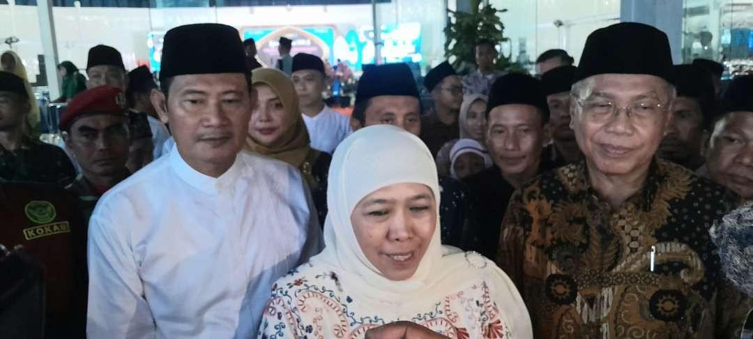 Gubernur Jatim.Khofifah saat menghadiri Kajian PW Muhammadiyah Jatim di Umla Lamongan (Foto :Istimewa)