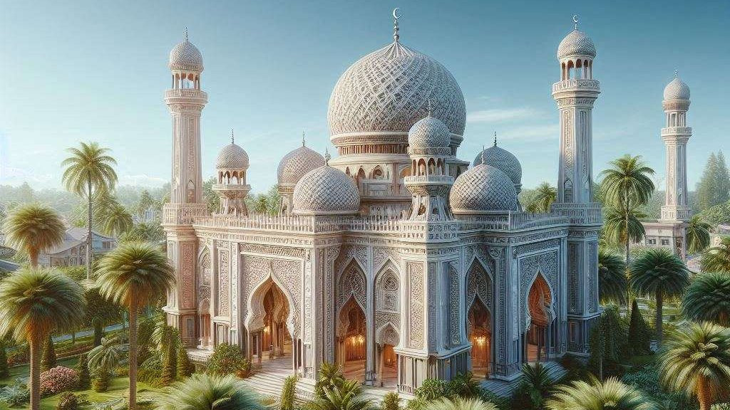 Ilustrasi masjid. (Foto: AI)