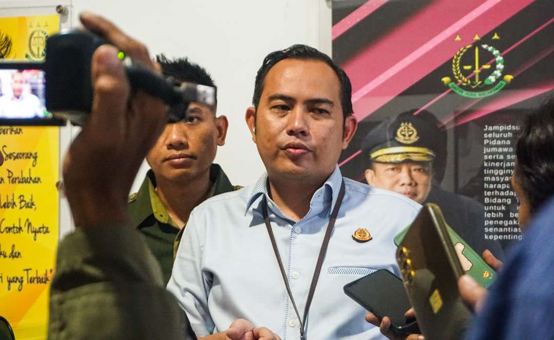 Kasi Pidsus Kejari Sidoarjo, John Franky Yanafia Ariandi (Foto: Aini/Ngopibareng.id)