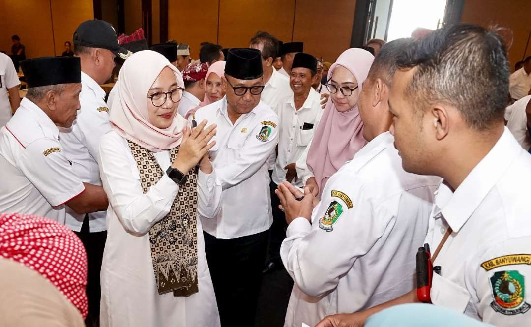 Bupati Banyuwangi Ipuk Fiestiandani bertemu dengan para Kepala Desa se-Banyuwangi (Foto: Pemkab Banyuwangi)