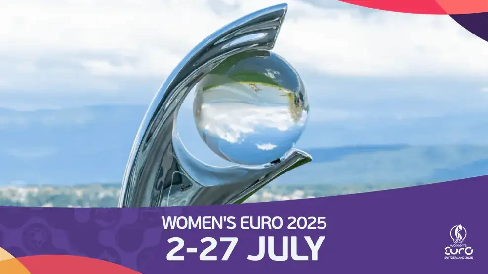 EURO Wanita 2025 siap digelar mulai 2 hingga 27 Juli 2025 di Swiss. Turnamen sepak bola perempuan bergengsi ini akan menampilkan 16 negara peserta yang akan bersaing memperebutkan gelar juara. (Foto: istimewa)