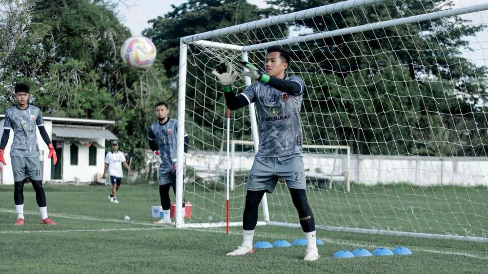 Madura United pastikan tak pakai jasa kiper asing.