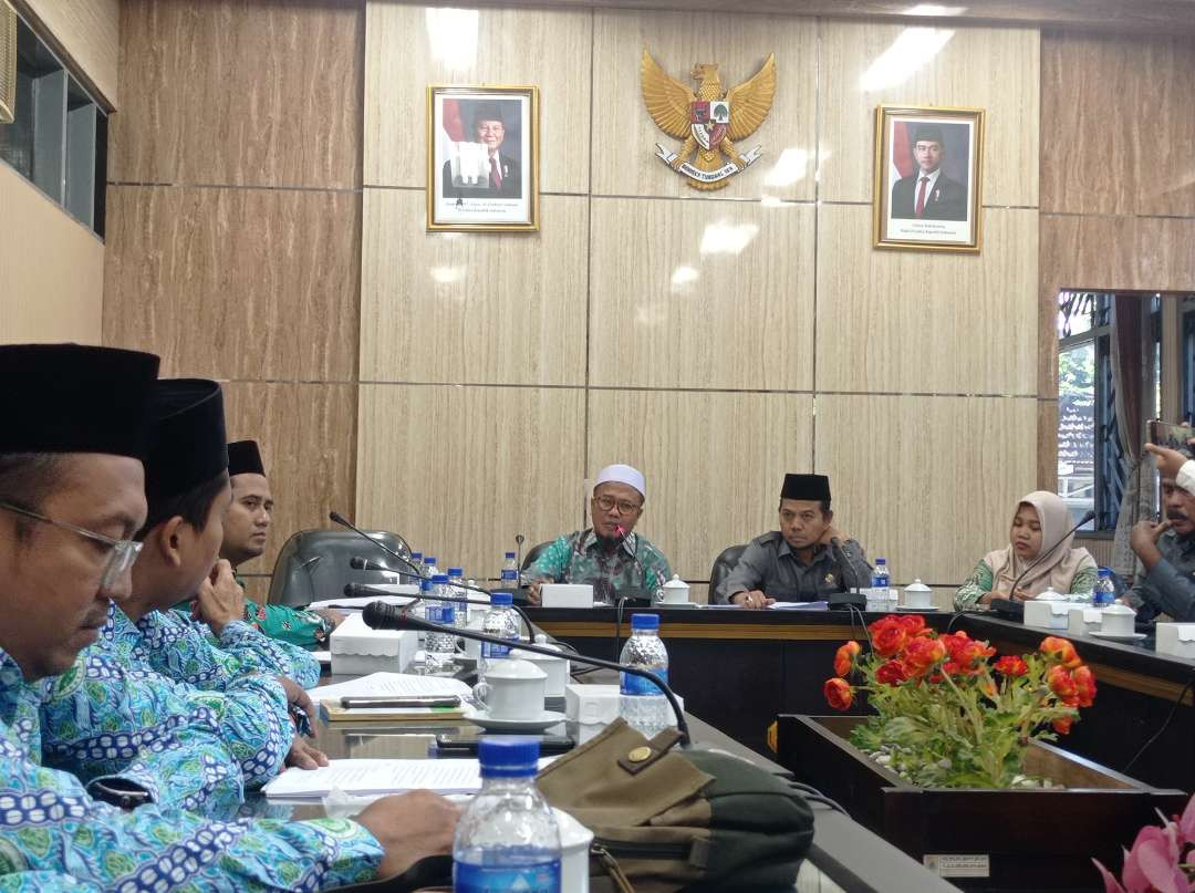 Audiensi MUI Jember dengan Komisi A DPRD Jember (Foto: Rusdi/Ngopibareng.id)