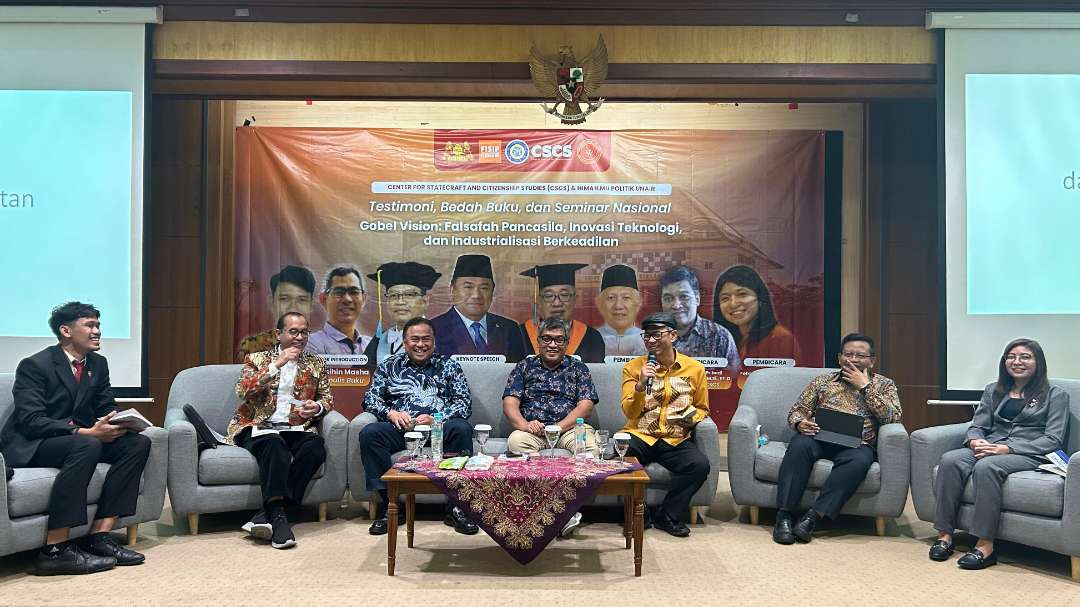 Seminar nasional dan bedah buku “Praksis Pancasila: Pengalaman Ideologi di Perusahaan Gobel (Foto: Putra Pradana/Ngopibareng.id)