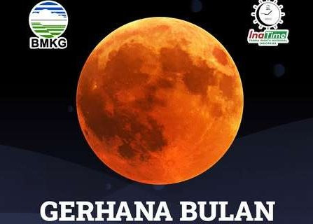Gerhana Bulan Total, yaitu  fenomena langit langka akan terjadi pada Minggu, 7 September 2025. (Foto: dok. bmkg)