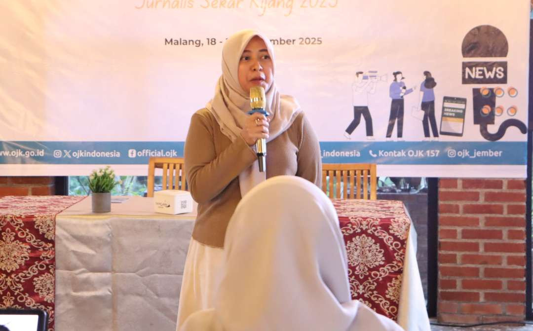 Kepala Bagian Pengawasan Perilaku pelaku Usaha Jasa Keuangan, Edukasi, Perlindungan Konsumen dan Layanan Manajemen Strategis OJK Jember, Inggita Mawarsih Puspitasari (Foto: Istimewa)