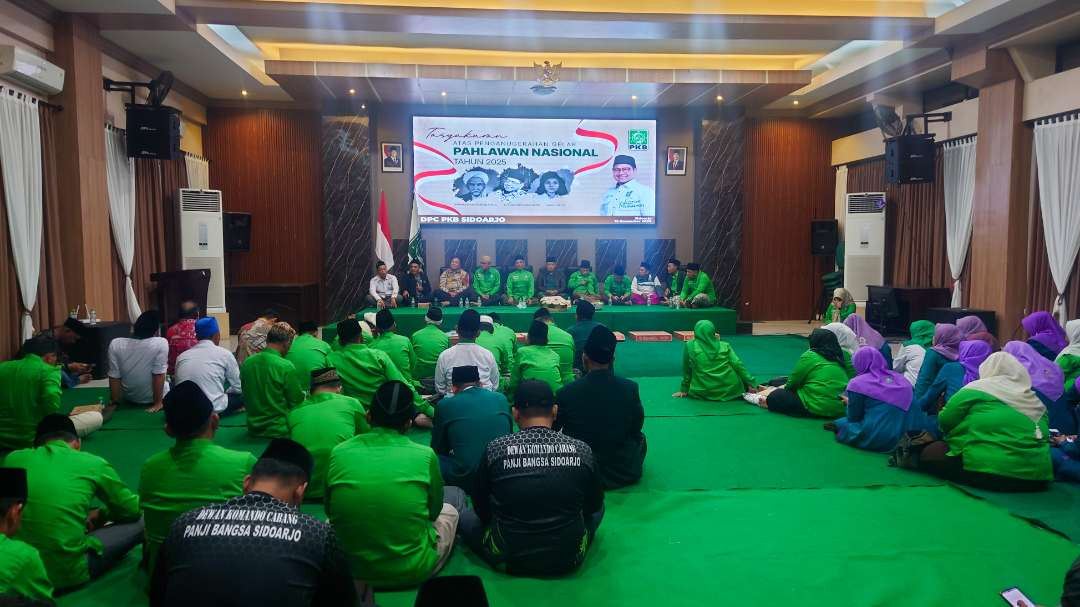 Tasyakuran DPC PKB Sidoarjo (Foto: Aini Arifin/Ngopibareng.id)