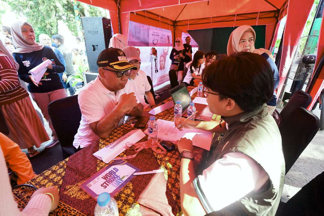 Edukasi dan skrining untuk cegah penyakit stroke (Foto: Istimewa)