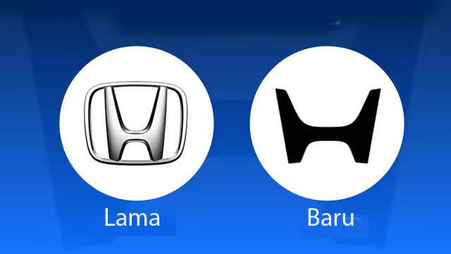 Logo Honda lama dan baru. (Ngopibareng.Id/Honda)