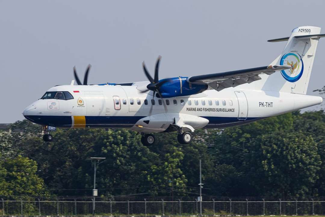 PesawatATR42-500 regestrasi PK-THT Indonesia Transpot ( foto: istimewa)