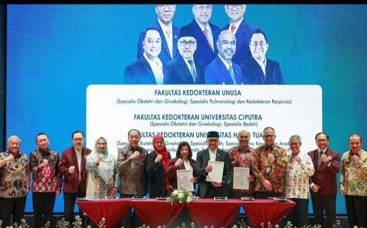 Kolaborasi Fakultas Kedokteran di Surabaya Luncurkan 9 PPDS Baru : Penguatan Ekosistem Kesehatan Nasional. (Foto: Istimewa)