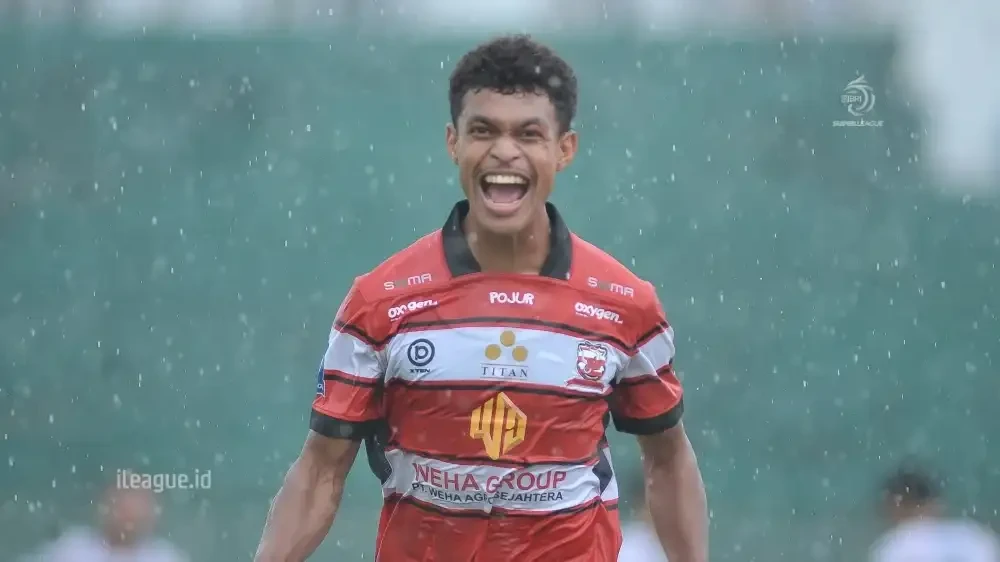 Pemain muda Madura United FC, Fransiskus Alesandro. (Foto: Dok/Ileague)