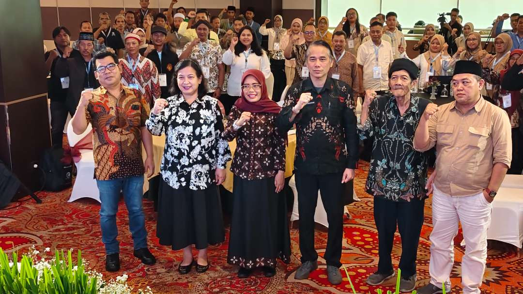 Kementrian Hak Asasi Manusia RI Kantor Wilayah Jawa Timur melaksanakan sosialisasi tentang penguatan kapasitas HAM. (Foto: Fendi/Ngopibareng.id)